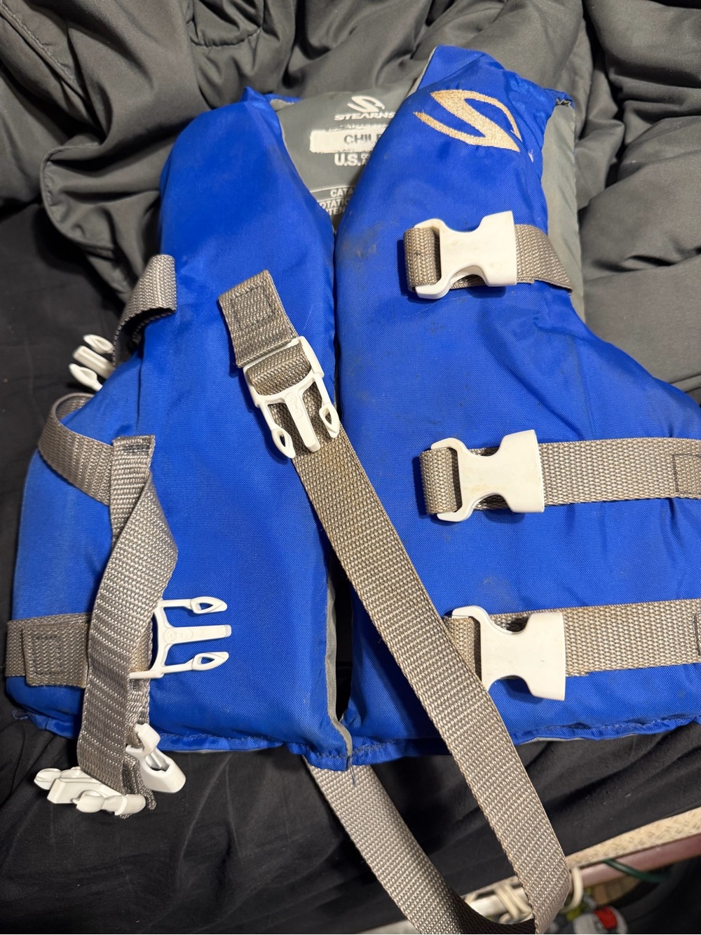 Stearns Kids Blue Life Jacket - Child Adjustable Swim Vest